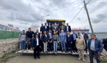Ardahan Köprülü Beldesi’nde Beton Yol Çalışması Başlatıldı
