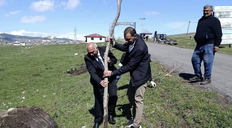 Ardahan Köprülü Beldesi’nde Ağaçlandırma Seferberliği