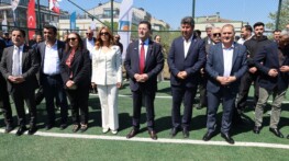 Çekmeköy’de Türkiye’de bir ilk olma özelliği taşıyan spor park alanı açıldı
