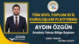 Aydın Özgün’e Önemli Görev