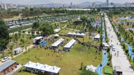 Ankara’da çocuk şenliğine yoğun ilgi