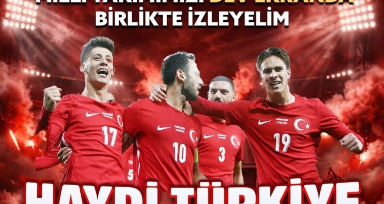 İBB, Milli Takım Heyecanını Meydanlara Taşıyor
