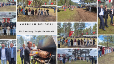 Köprülü Beldesi 15. Canibeg Yayla Festivali Heyecanı Başladı