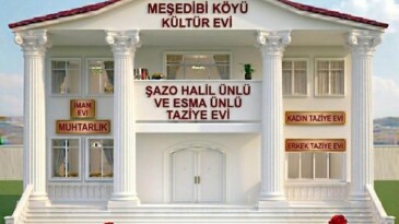 Celil Ünlü’den Köyüne Taziye Evi