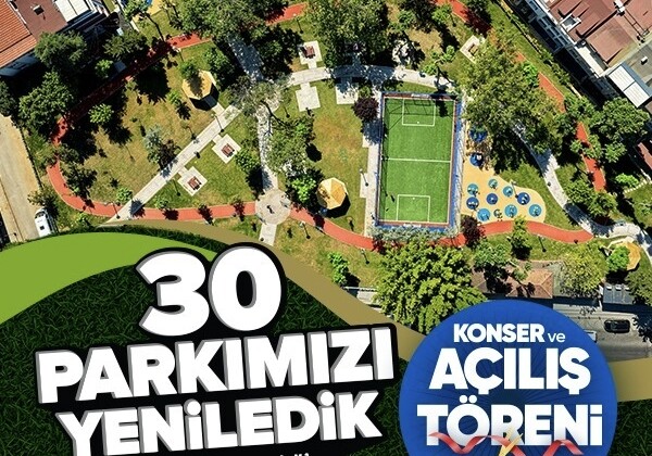 Ataşehir’de Yenilenen 30 Park İçin Açılış Yapılacak