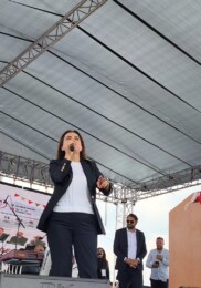 DEM Parti Milletvekili Gülistan Koçyiğit, 14 Hoçvan Yayla Festivalinde  Konuşması