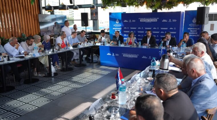 Ataşehir’de Muhtarlar İle Yönetişim Toplantısı