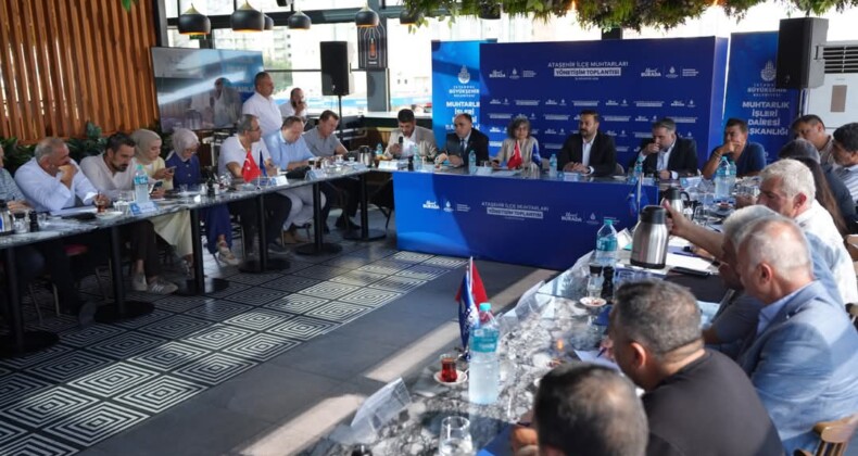 Ataşehir’de Muhtarlar İle Yönetişim Toplantısı