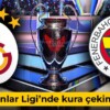 Fenerbahçe ve Galatasaray’ın Şampiyonlar Ligi rakipleri belli oldu