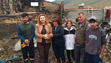 Dünya Ahıska ve Ardahanlılar Derneği’nden Damal’da Yangın Mağdurlarına Ziyaret