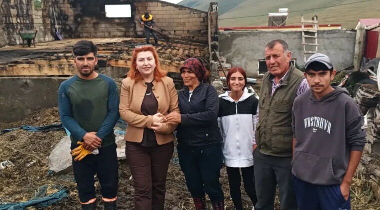 Dünya Ahıska ve Ardahanlılar Derneği’nden Damal’da Yangın Mağdurlarına Ziyaret