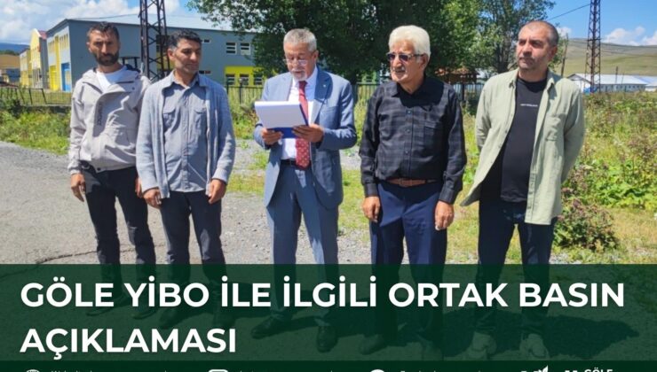 Göle YİBO’nun kapatılmasıyla ilgili ortak basın açıklaması
