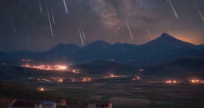 Çıldır Gürcistan semalarında meteor yağmuru