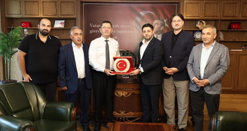Bağımsız Medya ve Gazeteciler Birliği’nden Başkan Çerkez’e Ziyaret