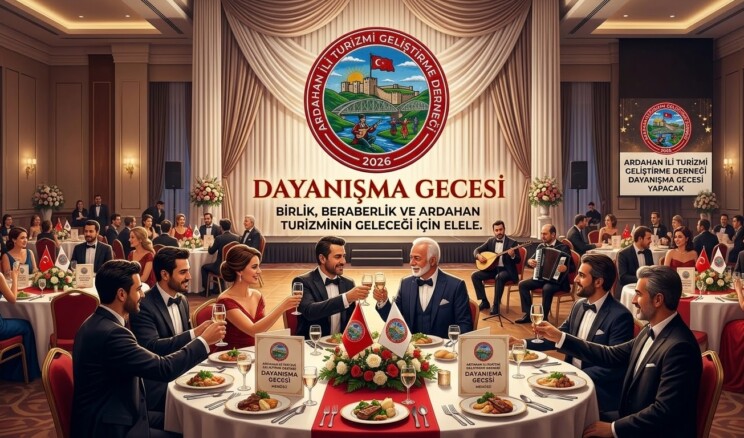 Ardahan İli Turizmi Geliştirme Derneği Dayanışma Gecesi Yapacak