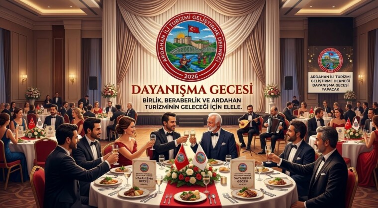 Ardahan İli Turizmi Geliştirme Derneği Dayanışma Gecesi Yapacak