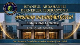 ARDAFED, Dayanışma Gecesi Yapacak