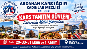 AKI-DER’den Ankara’da Kars Tanıtım Günleri