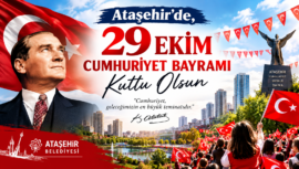 Ataşehir’de, 29 Ekim Cumhuriyet Bayramı Programı