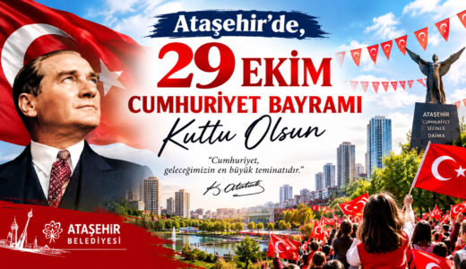 Ataşehir’de, 29 Ekim Cumhuriyet Bayramı Programı
